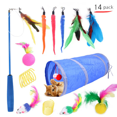 Set de 21 Juguetes Interactivos para Gatos - Varitas y Accesorios - Image 26