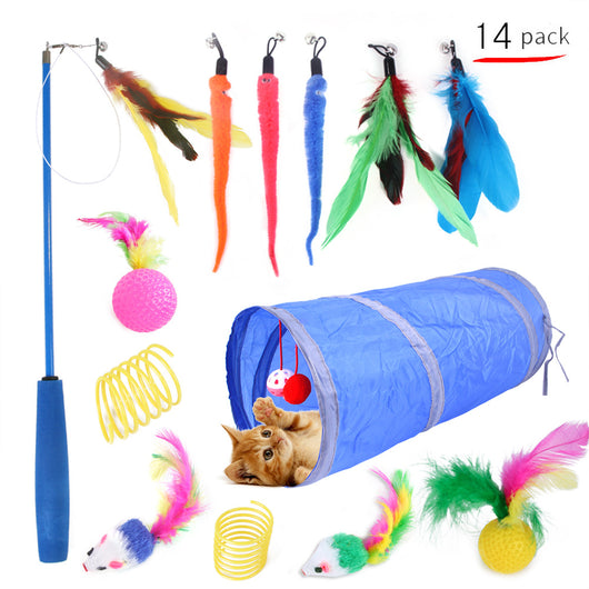 Set de 21 Juguetes Interactivos para Gatos - Varitas y Accesorios - Image 26