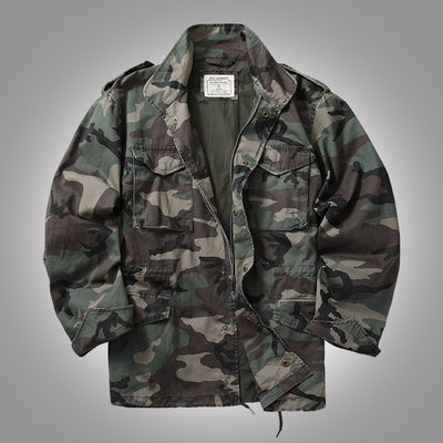 Chaqueta de Trabajo Estilo Retro Americano para Hombre - Image 3