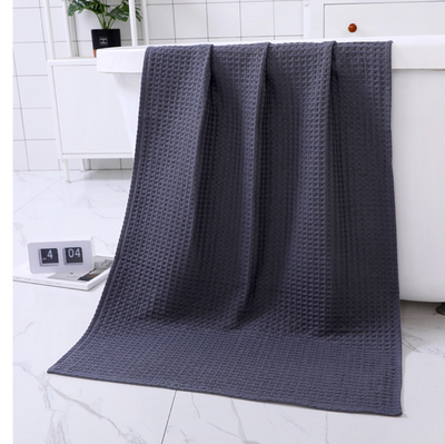 Toalla de Baño de Algodón Puro Textura Waffle - Súper Absorbente y Secado Rápido - Image 36