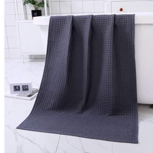 Toalla de Baño de Algodón Puro Textura Waffle - Súper Absorbente y Secado Rápido - Image 36