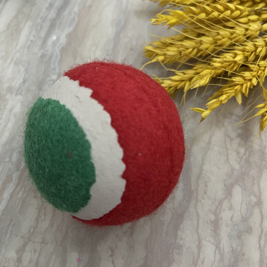 Juguete Masticable Navideño Tejido a Mano para Mascotas - Image 3
