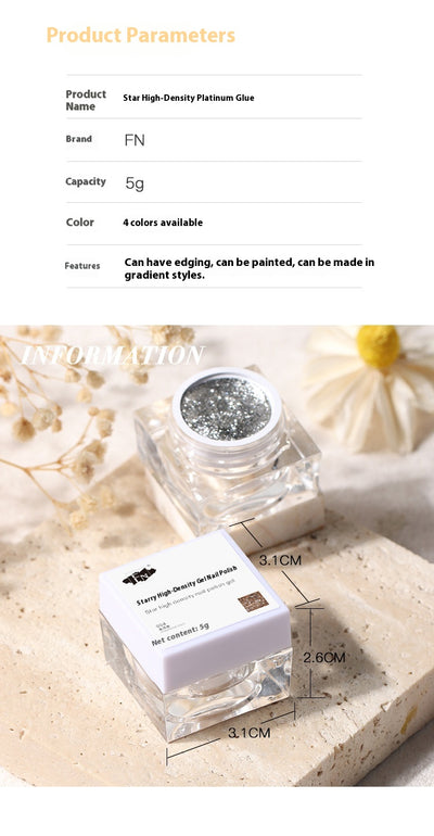 Pegamento UV de Alta Densidad Platinum para Uñas con Brillo Metálico - Image 12