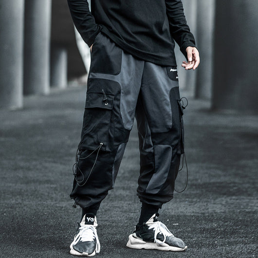 Pantalones Harem Funcionales Overol Viento Negro Marca Trend Fashion - Image 8