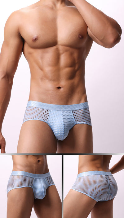 Calzoncillos Tipo Boxer de Malla Cintura Baja para Hombre - Image 51