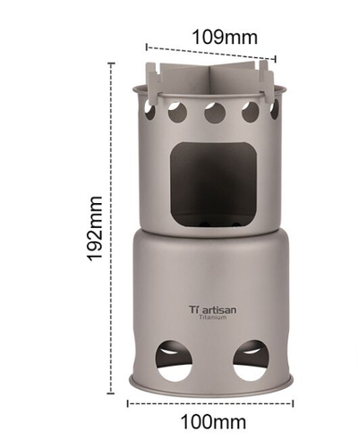 Estufa de Leña Titanio Artesanal - Titanio Puro Premium - Image 21