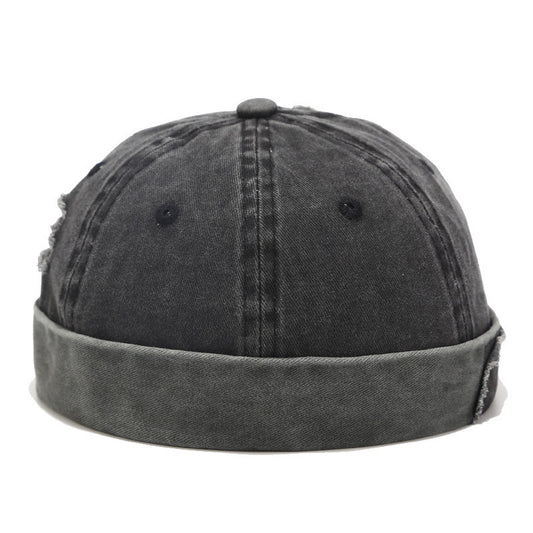Gorra Hip-hop Vintage con Costuras Lavadas - Estilo Urbano Trendy - Image 2