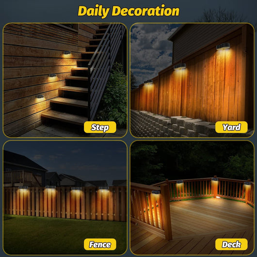Lámpara Solar para Cerca y Decoración Exterior - Image 16