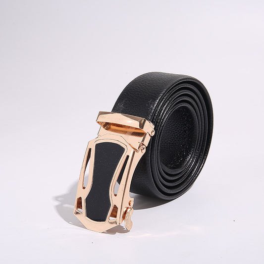 Cinturón Automático Ejecutivo Negro con Hebilla Deportiva - Image 2