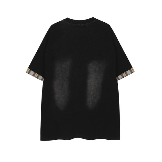 Camiseta Patchwork Manga Corta Unisex - Image 19