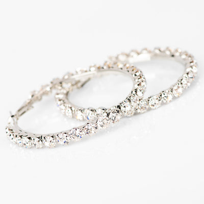 Arete de Diamantes Geométricos en Línea Simple con Circonitas - Image 14
