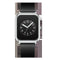 Reloj de Cuarzo Cuadrado Negro Resistente al Agua para Mujer – Elegancia Exquisita