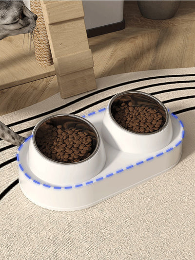 Comedero Doble Elevado para Mascotas con Protección Cervical y Base Antideslizante - Image 21