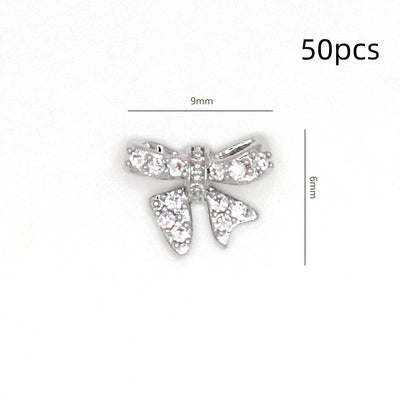 Adorno de Uñas Moño con Circonita Brillante - Image 21