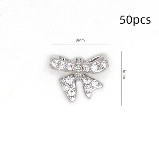 Adorno de Uñas Moño con Circonita Brillante - Image 21