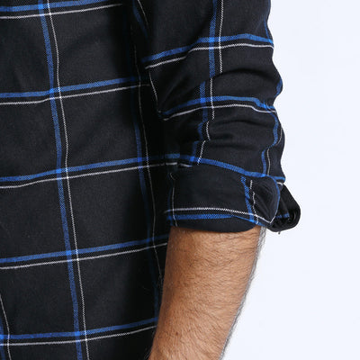 Camisa de Cuadros Casual con Textura Peinada - Image 11