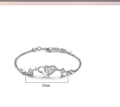 Pulsera de Corazón en Plata 925 con Circonitas - Image 11