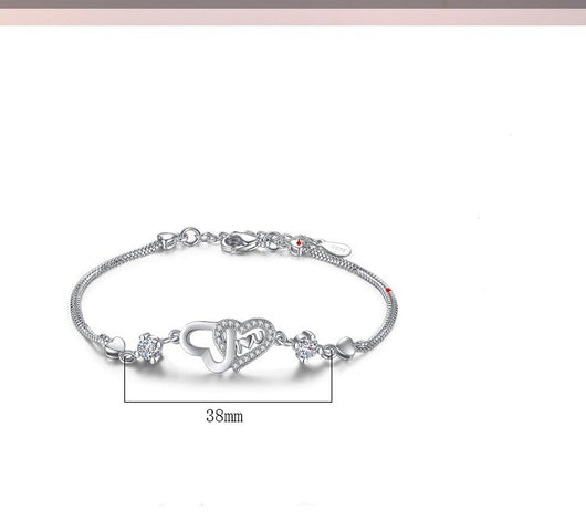 Pulsera de Corazón en Plata 925 con Circonitas - Image 11