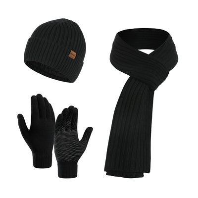Conjunto Invernal 3 en 1: Gorro, Bufanda y Guantes Tejidos - Image 5
