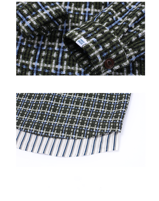 Abrigo Camisa Retro con Solapas y Detalles de Costura Decorativa - Image 5