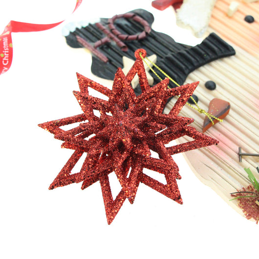 Adorno Navideño Colgante con Polvo Brillante - Image 11