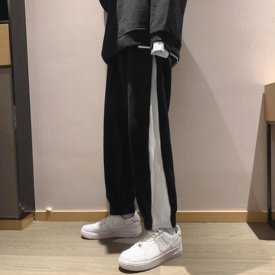 Pantalones Deportivos Holgados Masculinos Estilo Otoño Invierno con Personalidad - Image 7