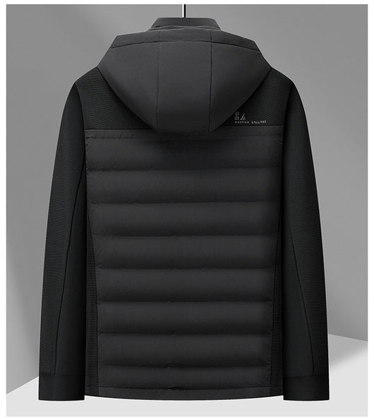 Chaqueta Acolchada de Plumón de Pato con Capucha - Image 15