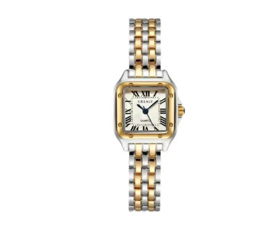 Reloj Cuadrado Retro Impermeable para Mujer con Cristales Incrustados - Image 15
