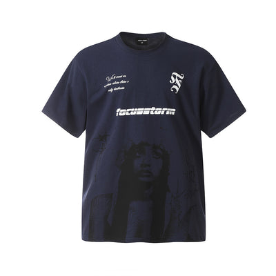 Playera Estampada de Manga Corta para Hombre - Image 3