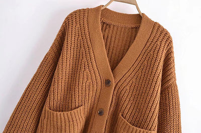 Cardigan Tejido Europeo para Mujer - Suéter Elegante y Versátil - Image 6