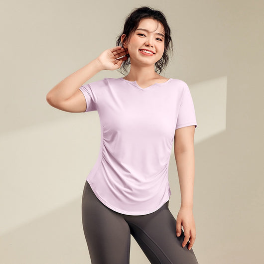 Playera Deportiva Ajustada de Secado Rápido con Control Abdominal - Image 8