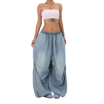 Jeans Vintage Cintura Alta Pierna Ancha Suelta - Image 5