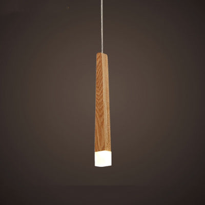 Lámpara Colgante de Madera Nórdica con Listones - Diseño Minimalista Moderno - Image 6
