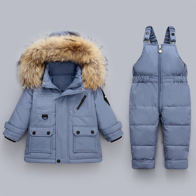 Conjunto de Abrigo Plumón para Bebé Niño - Colección Invierno - Image 4