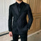 Blazer de Rayas Doble Botonadura - Traje Ejecutivo Tailored para Hombre