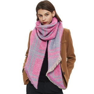 Bufanda Circular Térmica para Mujer - Cuello Cálido Otoño Invierno con Diseño Jacquard - Image 24