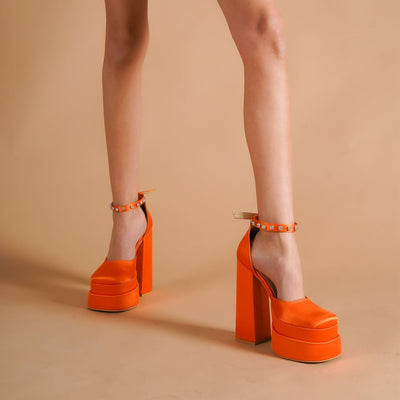 Tacones Plataforma 14cm con Brillantes Cristal - Image 13