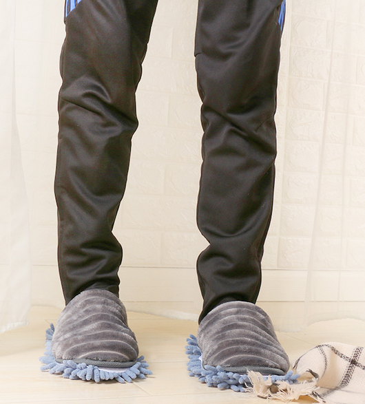 Pantuflas de Limpieza Suave con Rayas Acolchadas - Image 9