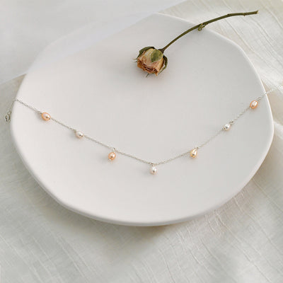 Pulsera de Tobillo Plata 925 con Perla de Agua Dulce - Diseño Hada Minimalista - Image 8