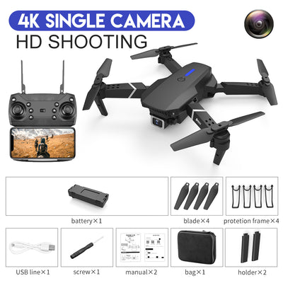 Dron E88 Cámara Dual 4K HD - Fotografía Aérea Profesional con Control Remoto - Image 17
