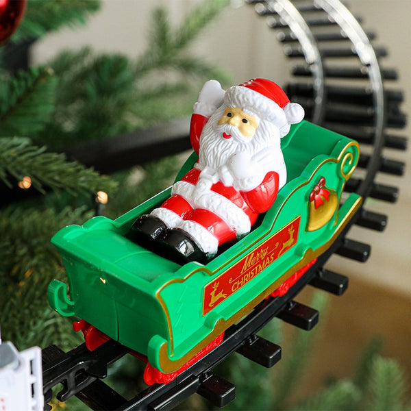Tren Navideño Eléctrico con Riel Colgante