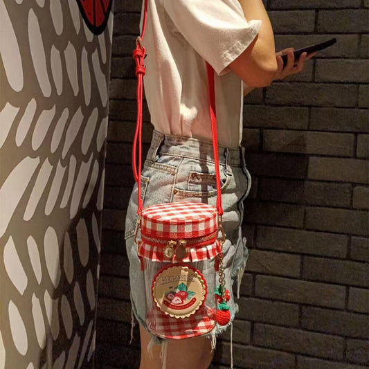 Bolsa Crossbody Transparente Diseño Tailandés para Mujer