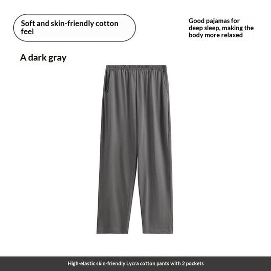 Pantalones de Dormir Holgados de Algodón Langsha para Hombre - Image 4