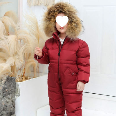 Overol Acolchado de Plumón para Niños Invierno - Image 2