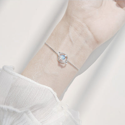 Pulsera Plateada Planeta de Sueños para Novia - Image 2