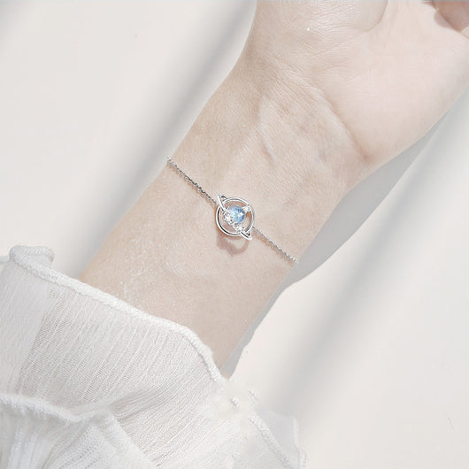 Pulsera Plateada Planeta de Sueños para Novia - Image 2