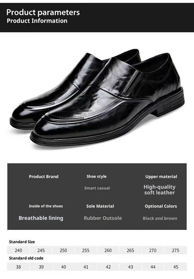 Zapatos de Cuero Suave para Novio - Mocasines Elegantes Punta Fina Suela Flexible - Image 5