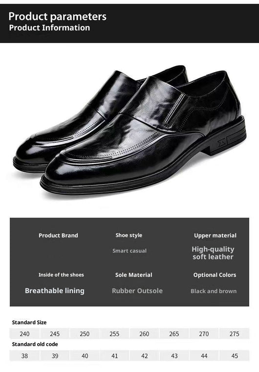Zapatos de Cuero Suave para Novio - Mocasines Elegantes Punta Fina Suela Flexible - Image 5