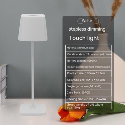 Lámpara LED Táctil Recargable para Escritorio y Dormitorio - Image 5