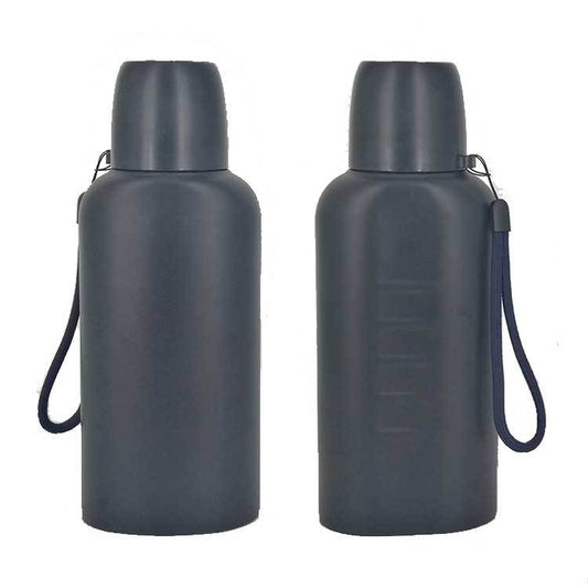 Termo Plano de Acero Inoxidable 304 Portátil para Exteriores